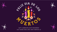 Candles for Dia De los Muertos Video Design