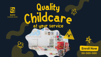 Quality Childcare Services Facebook Event Cover Design