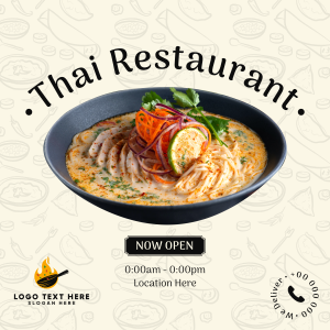 Thai Resto Instagram post Image Preview