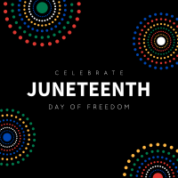 Colorful Juneteenth Instagram post Image Preview