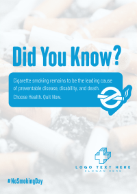 Cigarette Facts Flyer Image Preview