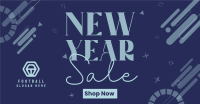 New Year Blob Sale Facebook ad Image Preview