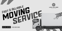 Speedy Moving Service Twitter Post Design