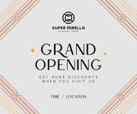 Art Deco Grand Opening Facebook post Image Preview