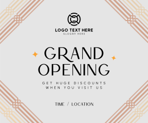 Art Deco Grand Opening Facebook post Image Preview