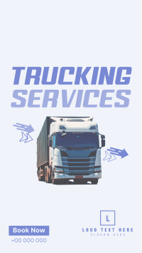 Moving Trucks for Rent Instagram Story Design
