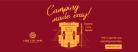 Camping made easy Facebook Cover Design