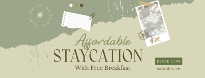  Affordable Staycation  Facebook cover Image Preview