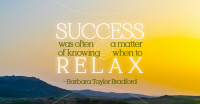 Relax Motivation Quote Facebook ad Image Preview
