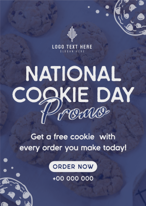 Cookie Day Discount Flyer Image Preview