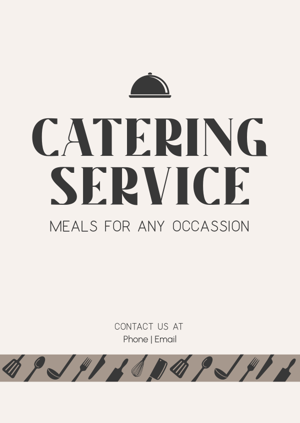 Food Catering Business Poster Design Image Preview