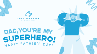 Father's Day Scribble Facebook event cover Image Preview