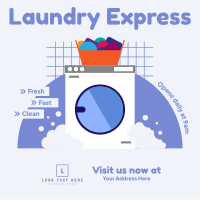 Laundry Express Instagram post Image Preview