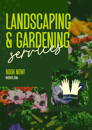 Landscaping & Gardening Poster Image Preview