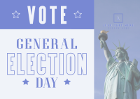Go Vote With Your Hearts Postcard Design