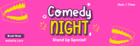 Comedy Night Twitter Header Preview