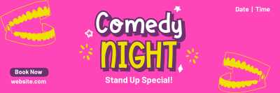 Comedy Night Twitter header (cover) Image Preview