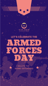 Armed Forces Day Greetings Instagram Reel Image Preview