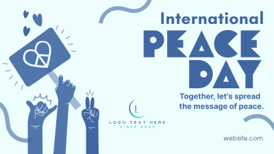 United for Peace Day Facebook event cover Image Preview