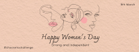 Women Illustrations Facebook Cover Design