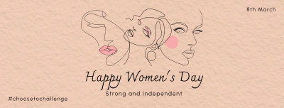 Women Illustrations Facebook cover Image Preview