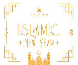 Bless Islamic New Year Facebook post Image Preview