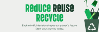 Reduce Reuse Recycle Waste Management Twitter header (cover) Image Preview