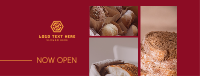 Now Open Bakery Facebook cover Image Preview