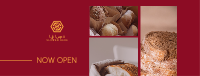 Now Open Bakery Facebook Cover Image Preview