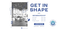 Gym Membership Twitter post Image Preview