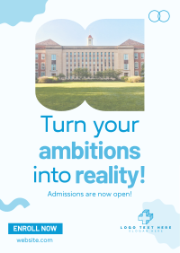 University Admissions Open Poster Image Preview