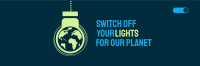Earth Hour Lights Off Twitter header (cover) Image Preview