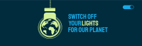 Earth Hour Lights Off Twitter Header Image Preview