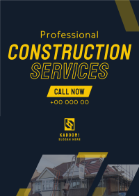 Professional Home Construction Poster Image Preview