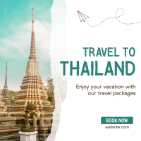 Thailand Travel Instagram Post Design