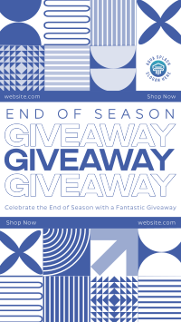 Geometric Conservative Season End Giveaway TikTok Video Image Preview