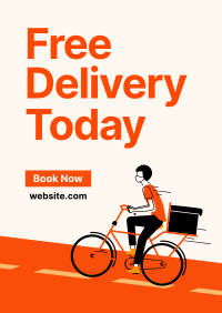 Free Delivery Poster Image Preview