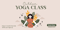 Outdoor Yoga Class Twitter Post Image Preview