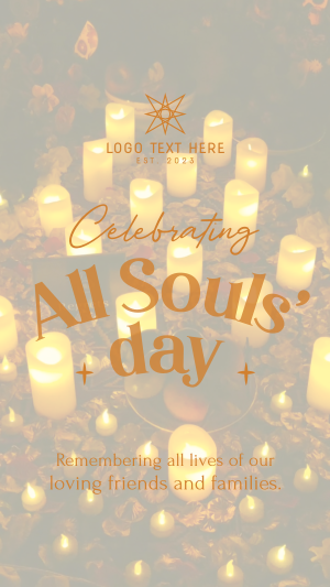 All Souls' Day Celebration Facebook story Image Preview