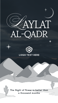 Laylat al-Qadr Desert YouTube Short Design