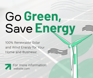 Solar & Wind Energy  Facebook post Image Preview