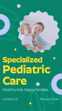 Pediatric Care TikTok Video Design