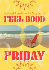 Friday Chill Vibes Poster Image Preview