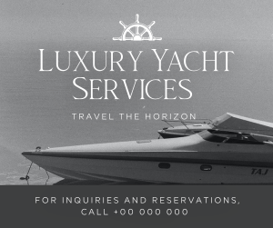 Luxury Yacht Services Facebook post Image Preview