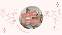 Dainty Thankful Thursday Facebook event cover Image Preview