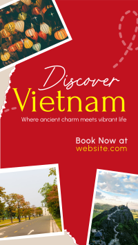 Vietnam Travel Tour Scrapbook YouTube short Image Preview