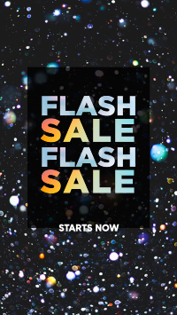 Flash Sale Confetti Instagram story Image Preview