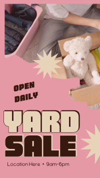 Quirky Yard Sale Instagram Reel Preview