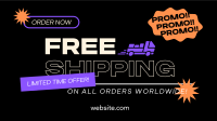 Worldwide Shipping Promo Animation Image Preview
