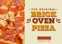 Fresh Oven Pizza Postcard Preview